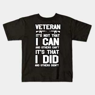 Veterans Army Air Force Gift Kids T-Shirt